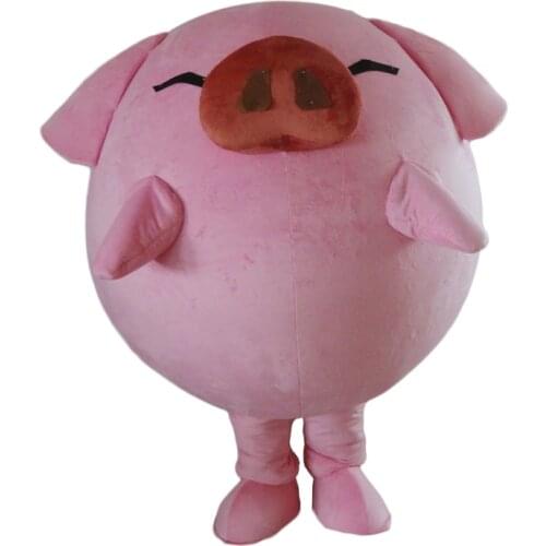 Pink pig Mascot Costume cartoon costumes advertising mascot animal costume school mascot fancy dress costumes