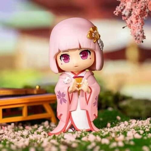 Mishou Pray Blind Box Toys Caja Ciega Blind Pack Toys Anime Characters Cute Desk Accessories Model Girls Birthday Gift Mystery