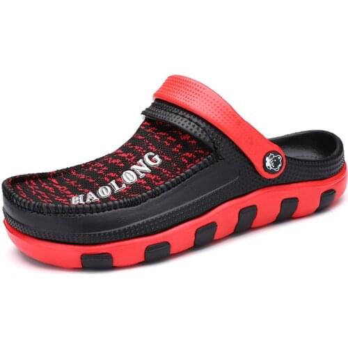 2019 Men Summer beach Sandals Cool Water Beach Garden Shoes Men sneakers Light Soft water Shoes Chaussure Homme Cheap