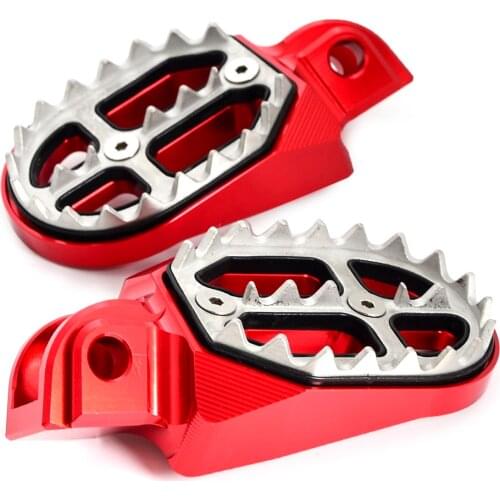 Billet MX Foot Pegs Rests Pedals For Beta 250RR 300RR 350RR 390RR 450RR 480RR 520RR 2T 4T Sherco SE 250 450 510