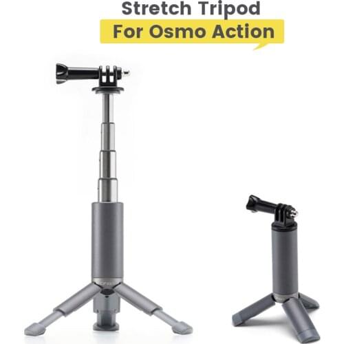 CYNOVA OSMO ACTION portable Mini Tripod for OSMO ACTION Extend Foldable Travel Tripod Bracket Gimbal Tripod Camera Accessories