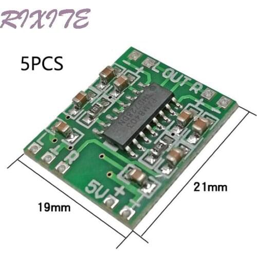PAM8403 Super Mini Digital Amplifier Board 2 * 3W Class D Digital 2.5V To 5V Power Amplifier Board Efficient