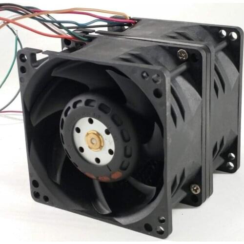Supercharging Fan air fan For AVC DFPH0880B8S 8080 8cm DC 48V 3.96a dual motor server booster high speed fan