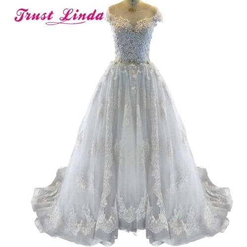 Vintage Chiffon Prom Gown Sexy See Through Brilliant Crystal Back Lace Floor Length Weeding Party Dress