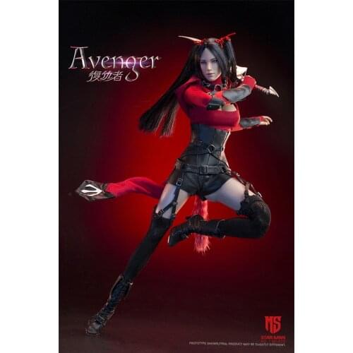 For collection Full Set STAR MAN 1/6 MS-005 Female Action Figure Head Body Accessories Toys Doll gift