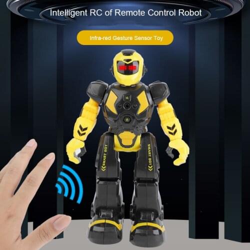 1pcs Children Remote Control Electric Intelligent Robocop Gesture Infrared Sensor Singing Dancing Robot Kids Early Education Toy