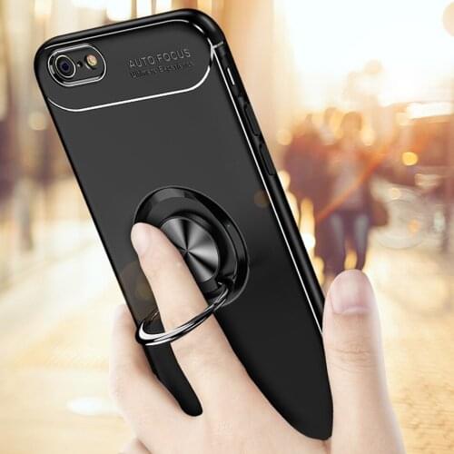 360 Full Phone Protective Case For iPhone 5S With Ring Cover Bumper On The For Apple For iPhone SE 5 5S Case Soft TPU Shell Capa