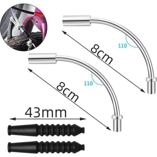 4Pc Bicycle V Brake Elbow MTB Mountain Bike V Brake Noodles Cable Bend Tube Pipe Sleeves Protector Hose Braker Sets