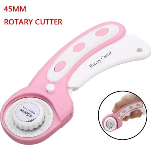 45mm Rotary Cutter Circular Cutting Patchwork Leather Cutter Craft Knife Sewing Tool Leather Cutting Tools