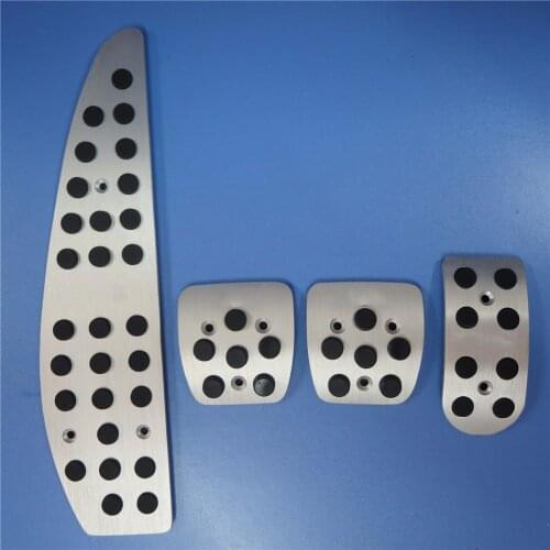 TTCR-II Car Accessories For VOLVO C30 Manual Transmission Accelerator Brake Footrest Aluminum Pedal Pad,Auto Styling Sticker