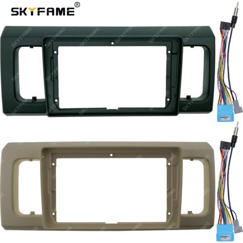 Car Radio Fascia Frame Cable For SUZUKI Alto 600 2016 Dashboard Kit Face Plate Frame Fascia