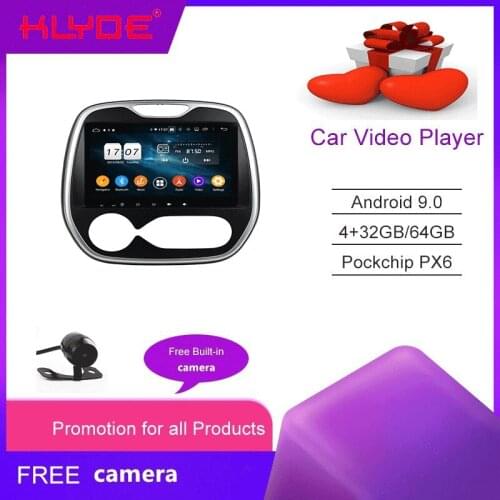 KLYDE 4G Android 10 Car Radio Multimedia Player For Capture 2016-2019 Low Level Navigation