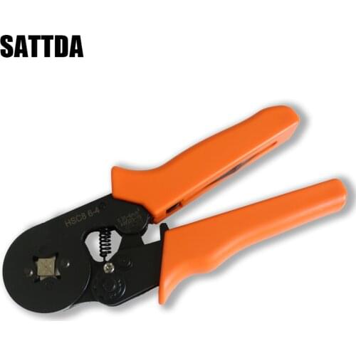 HSC8 6-4/HSC8 6-4A mini-type self-adjustable crimping pliers 0.25-6.0mm2 terminals crimping tools multitool