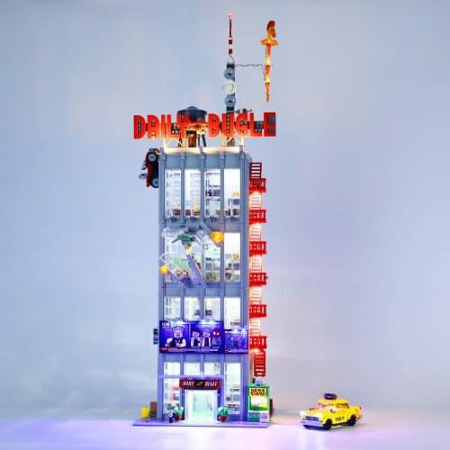 JOY MAGS Only Led Light Kit For 76178 Daily Bugle, (NOT Include Model)