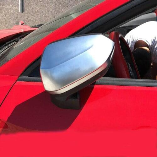 KOUVI ABS chrome car accessories rearview side mirror cover cap For Audi Q2 2017 2018 2019 car styling