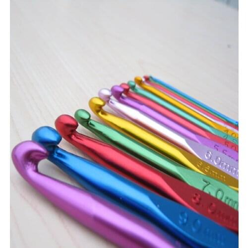 Crochet Hooks Knitting Needles Weave Craft 2mm 2.5mm 3.5mm 4mm 4.55mm 5mm 6mm 6.5mm 7mm 8mm 9mm 10mm 12mm 15mm 18mm 20mm