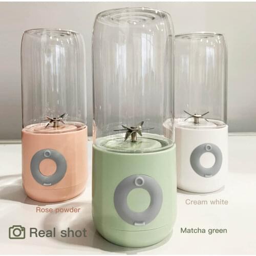 Large Capacity 500ml Juice Cup Summer Mixed Kitchen Food Processor 6-Blade Portable Blender Electric USB Mixer Juicer