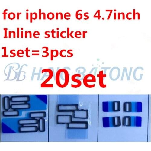20set 3pcs/set for iphone 6s 4.7 motherboard FPC shield heat dissipation sticker only the sticker free shipping