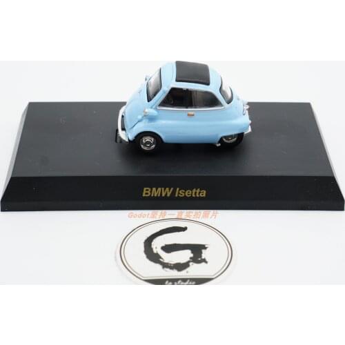 Kyosho 1/64 Bmw Isetta Diecast Collection of Simulation Alloy Car Model Children Toys