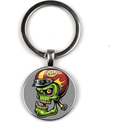 Mouse Fink Legend Keychain Glass Time Gem Keychain Key Jewelry DIY Custom Photo Personality Gift , Keychains
