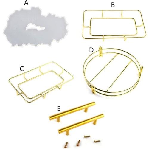 Irregular Big Plate Resin Mold Oversized Fruit Disc Tray Resin Mold Transparent Flexible Silicone Molds Art Crafts Jewelry Tools
