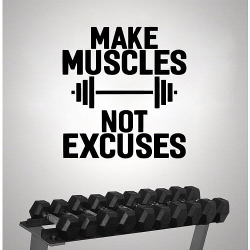 New Design GYM Wall Art Decal Decoration Fashion Sticker For Kids Rooms Decoration Wall Art MURAL Drop Shipping