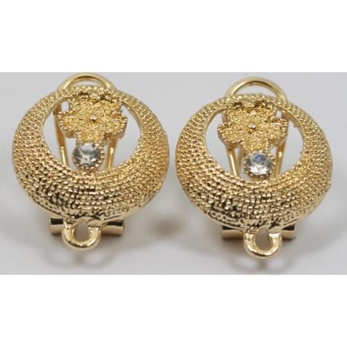 Wholesale New Earrings Hooks New Earrings Hooks Clasps Accessories for DIY African Jewelry Clip Earrings 19 Styles ET006