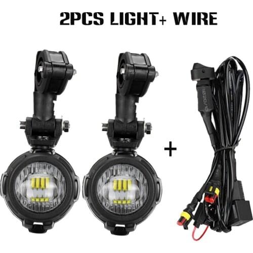 10set For BMW R1200GS Front fog light for Led Driving Lights for BMW R 1200 GS Adventure LC light and relaywire