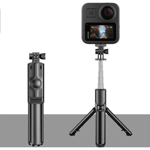 Mini Portable Selfie Stick Universal Horizontal Vertical Tripod Mobile Phone Bracket Support Bluetooth Connect