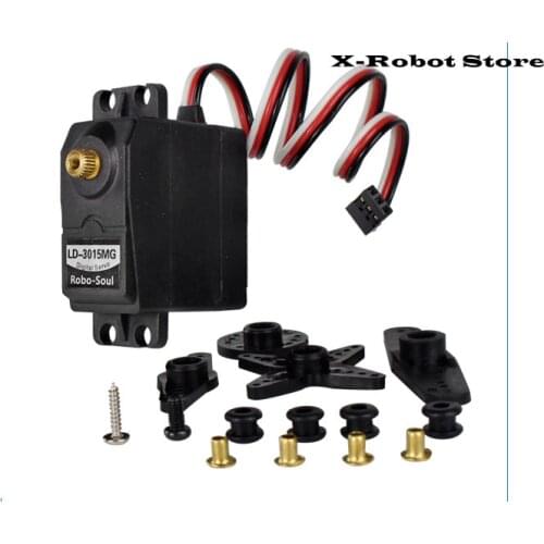 Robot Micro Servo Remote Control Motor DIY LD-3015MG17KG 270 Degree Metal Gear Servo Kit 100mA7.4V Robot Accessories