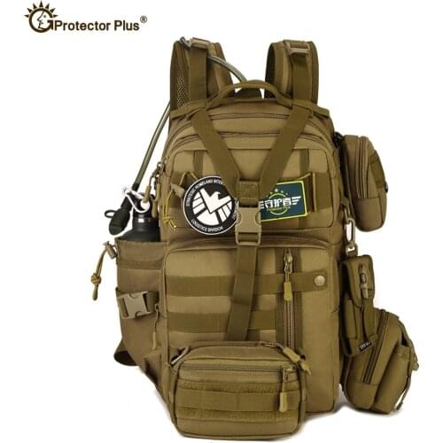 Large Capacity Men Army Military Tactical Backpack 3P Softback Outdoor Waterproof Bug Rucksack Hiking Camping Hunting Bags
