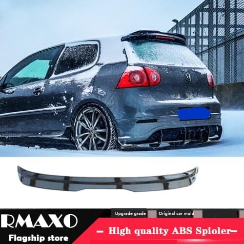 For golf 5 Spoiler 2000-2020 Volkswagen golf 5 Gti golf R spoiler 3doos / 5doors TYS ABS Car Rear Wing Color Rear Spoiler