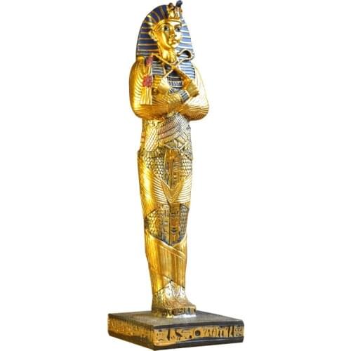 ANCIENT EGYPT GOD PHARAOH GOD OF WAR STATUE RESIN CRAFTS LEGEND MYTH FIGURE ART SCULPTURE HOME DESKTOP DECORATION SOUVENIR R2916