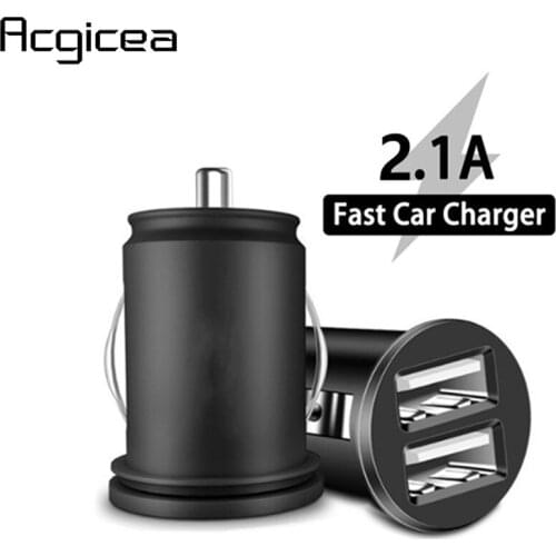 Mini Car Charger Universal 2.1A Fast Charging USB Car Charger Quick Charge Adapter For iPhone X Samsung Mobile Phone Car-Charger