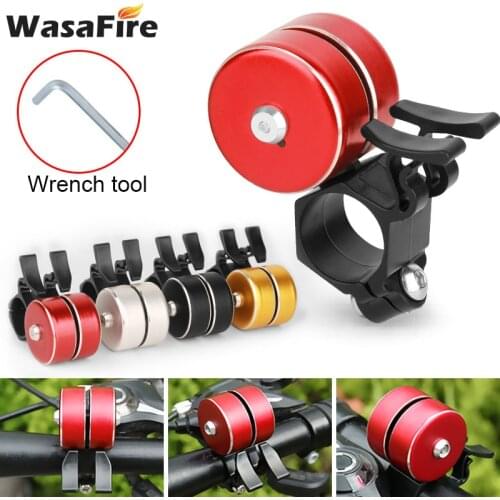 Bicycle Bell With Double Click 120dB Bike Horn Road Mountain Bike Handlebar Ring Safety Warning Alarm Cycling Accessories