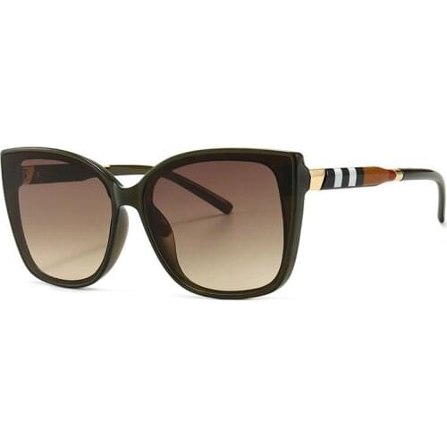 Veshion Square Cat Eye Stripe Ultralight Glasses Frames Men Women Optical Fashion Computer Glasses