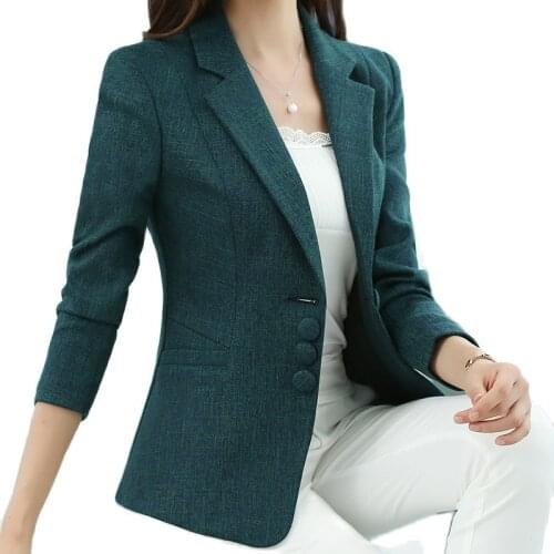 2020 fashion Lady Blazers Coat Suits Female Big S-5XL code Jacket Suit New high quality Autumn Spring Womens Blazer Elegant