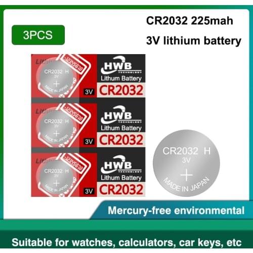 3pcs original brand new battery for maxell cr2032 3v button cell coin batteries for watch computer cr 2032