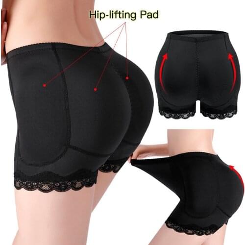 Women 4pcs Pads Enhancers Fake Ass Hip Butt Lifter Shapers Control Panties Padded Slimming Underwear Enhancer Hip Pads Pant