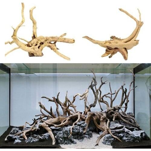 Aquarium Decoration Fish Tank Natural Wood Tree 15-20cm Random Type Landscape Fish Tank Aquascape Decoration
