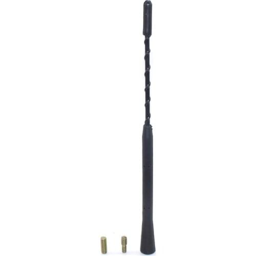 9'' CAR RADIO STEREO RUBBER AERIAL MAST ANTENNA with 2 Screws