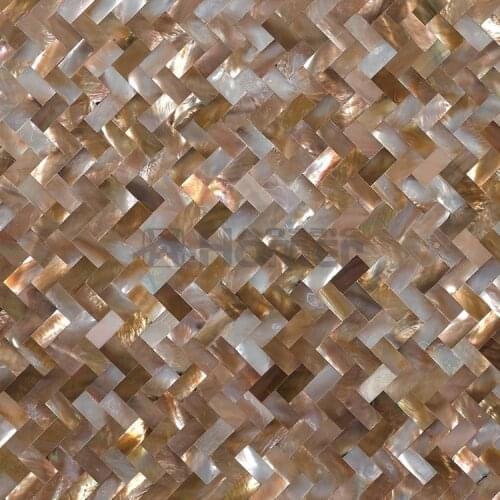 Free shipping! penguin shell seamless mosaic tiles mesh backing, 10x20mm, kitchen backsplash for wall and backsplash