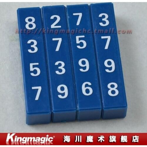 Kingmagic Quick Calculation Blocks/mentalism magic/magic tricks/magic props/as seen on tv/ 2pcs/lot-Free shipping by CPAM