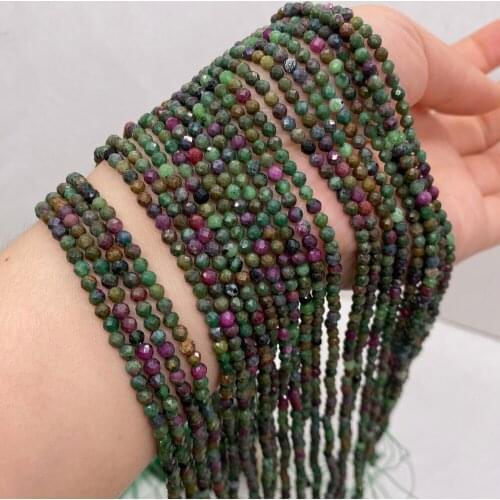 Natural Stone Beads Unakite Faceted loose Beads 3mm For Jewelry Making DIY Necklace Bracelet Earrings Accessory