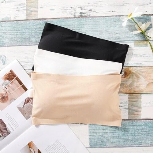 One piece Bra Seamless Soft Women Underwear Push up Bralette Ladies Tube Top Breathable Sexy Bra Crop Top