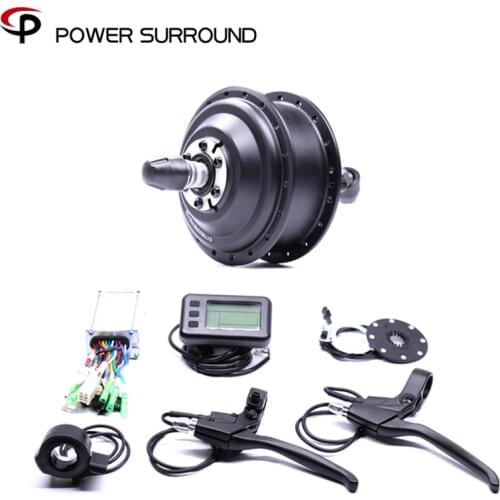 Bicicleta Eletrica Real Hot Sale Electric 36v350w Front/rear Bike Conversion Kit Brushless Hub Motors With Ebike System