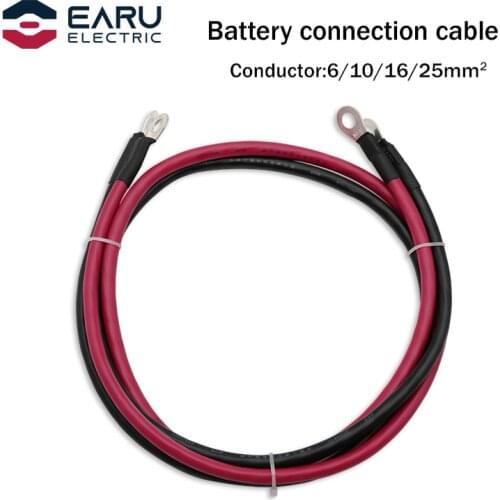 Battery Connection Cable High Current Copper Wire With Lug Car Inverter Wire UPS Battery Series Parallel Connec with Terminals