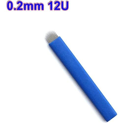 Lamina Tebori U Blade for Eyebrow 12U 14U 15U 16U Microblading Needle for Sobrancelhas Tattoo Needles for Manual Pen U Blades