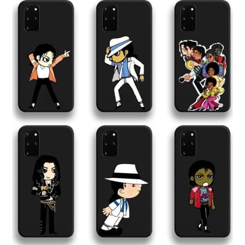 Fashion cartoon singer Michael jackson Phone Case For Samsung Galaxy S21 Plus Ultra S20 FE M11 S8 S9 plus S10 5G lite 2020