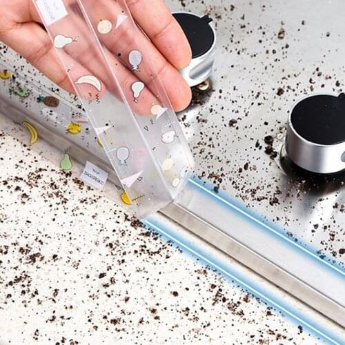 Newly Seal Strip Anti-Collision Weatherproof Self Adhesive Caulk Strip Sealing Tape For Sink Bathroom Kitchen